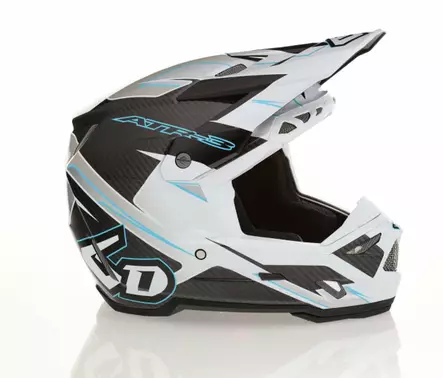 6D Helmet ATR-3 Reflex Gloss White FIM - Motorsport varaosat ja tarvikkeet - D547006 - 1