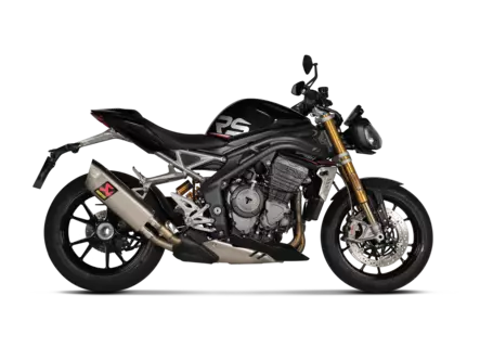 Akrapovic Slip-On äänenvaimennin (titaani) Triumph Speed Triple 1200 RS / RR (2021-2024) - Moottoripyörän äänenvaimentimet - D474986 - 2