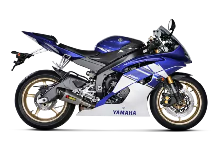 Akrapovic Slip-On Line äänenvaimennin (titaani) Yamaha R6 (2010-2026) - Moottoripyörän äänenvaimentimet - D310276 - 2
