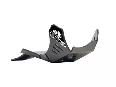 AXP Xtrem HDPE Skid Plate Black Beta 350/390/430/480 RR RACE 24- /RR/RR XPRO 25 - Moottoripyörän pohjapanssarit - D511356 - 1