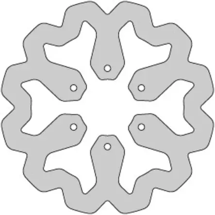 Delta-Braking Jarrulevy, Taka, Ulko Ø 220mm, Aprilia SX / Derbi Senda SM / Giler - Mopon ja skootterin jarrulevyt - D479856 - 1