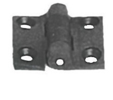 Hinge 3838mm black - Veneen saranat - D162446 - 1