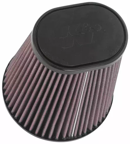 K&N Universal Clamp-On Air Filter 3-1/2"10 Deg Flg, 5-3/4"B, 4-1/2" X 3-1/4"T, 7 - Motorsport varaosat ja tarvikkeet - D540786 - 1