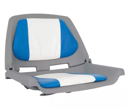 OS FISHERMANS SEAT FOLDING PADDED BLUE/WHITE - Veneen istuimet ja tuolit - D241096 - 1