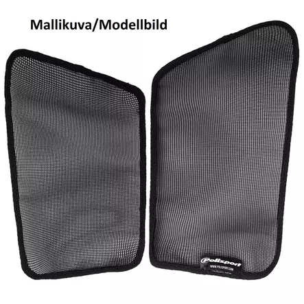 Polisport Mesh rad. louvers Beta RR 250/300 2ST350/400/450 4ST(13-19) black - Moottoripyörän jäähdyttimen suojat - D344486 - 1