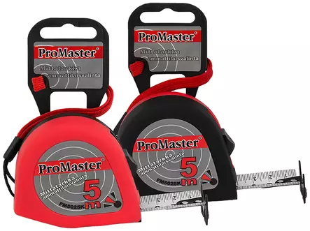 Rullamitta 5m 2-puolinen pää - Rullamitat ja mittanauhat - LX6156 - 1