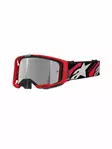 Alpinestars Ajolasit Vision 8 LUAR Punainen/Musta Hopea peili - Crossilasit - D500286 - 1