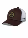 Alpinestars Lippis Hexeon Trucker Snapback Brown/Valkoinen One Size - Pipot - D538176 - 1