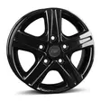 Borbet CWD 60568 black glossy alumiinivanne 6x15 - 15-tuumaiset alumiinivanteet - 499-94176 - 1