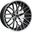 Diewe FINA Nero machined alumiinivanne 10.00x20 - 20-tuumaiset alumiinivanteet - 499-166306 - 1