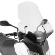 Givi Specific screen, transparent 73,5 x 63 cm (HxW) - Moottoripyörän katteet ja tuulenohjaimet - D120936 - 2