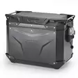 Givi Trekker Outback EVO Black alum. side-case left, 48 ltr, sold without lock - Moottoripyörän kovat laukut - D504036 - 1