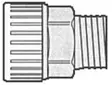 Hydrofix 1/2 joint fem/male15 - Veneen suihkut ja sekoittajat - D134986 - 1