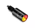Kellermann Atto® DF LED mini indicator 3 in 1 Integral black w/ clear glass - Moottoripyörän vilkut - D438866 - 2
