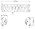 Kinwons Led Kaukovalopaneeli 10-30V 192W Flood - Mönkijän valot - D524246 - 2