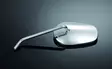 MIRROR CLASSIC (2 PC) CHROME with E-Mark chrome M10x1,25mm - Moottoripyörän peilit - D156366 - 1