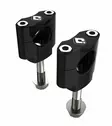 ODI MX BAR MOUNTS-OEM REPLACEMENT 7/8" (Drop-In Style) Shot Peened BLACK - Moottoripyörän ohjaustangon kiinnikkeet - D510066 - 1