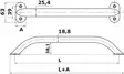 Osculati Handrail AISI 316 915 mm - Veneen kaidekahvat - D223716 - 2