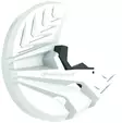 Polisport Disk w/bottom fork prot KX250F(13-19) KX450F(15-18) white/black (8) - Offroad haarukansuojat - D344246 - 1