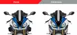 Puig Downforce Spoilers Bmw S1000Rr 15'-18' - Moottoripyörän katteet ja tuulenohjaimet - D337056 - 1