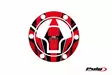 Puig Fuel Cap Cover Mod. Radical Kawasaki C/Red - Mallikohatiset tarrasarjat - D301406 - 1