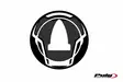 Puig Fuel Cap Cover Naked Aprilia C/Grey - Mallikohatiset tarrasarjat - D299456 - 1
