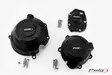Puig Kit 3 Caps Engine Cover Kawasaki Z1000/Z900 C/Blac - Moottoripyörän moottorin kopat - D337356 - 1