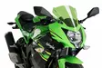 Puig Racing Screen Kawasaki Ninja 125 19' C/Green - Moottoripyörän katteet ja tuulenohjaimet - D337696 - 1