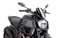 Puig Screen New Gen. Sport Ducati Diavel 14-18' C/Black - Moottoripyörän katteet ja tuulenohjaimet - D300946 - 1