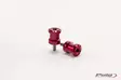 Puig Spools By Pair Hi-Tech Parts Diam.6Mm C/Red - Moottoripyörän kaatumatapit - D299066 - 1