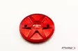 Puig Sump Clutch Cover T-Max 530 12-16'C/Red - Moottoripyörän moottorin kopat - D301576 - 1