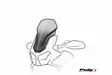 Puig Supports Footpegs Pilot Left/Right Aprilia (C-57) - Moottoripyörän jalkatapit - D302866 - 1