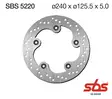 Sbs Jarrulevy Standard - Moottoripyörän jarrulevyt - D241826 - 1