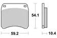 Sbs Jarrupalat Ceramic - Moottoripyörän jarrupalat - D2486 - 2