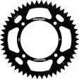 Supersprox Alumiini takaratas RAL-998:50 Musta - Moottoripyörän takarattaat - D307586 - 1