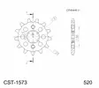 Supersprox Eturatas 1573.13 - Moottoripyörän eturattaat - D26586 - 2