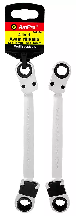 Räikkälenkkiavaimet 4-in-1 ampro - Kiintoavaimet - LX5526 - 1