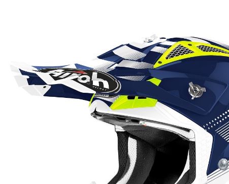 Airoh Aviator Ace Lippa Nemesi blue gloss - Offtoad kypärien lipat - D341986 - 1