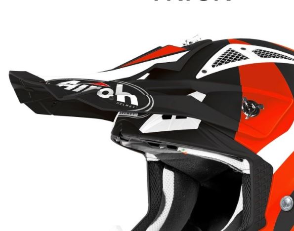 Airoh Aviator Ace Lippa Trick orange matt - Offtoad kypärien lipat - D342006 - 1