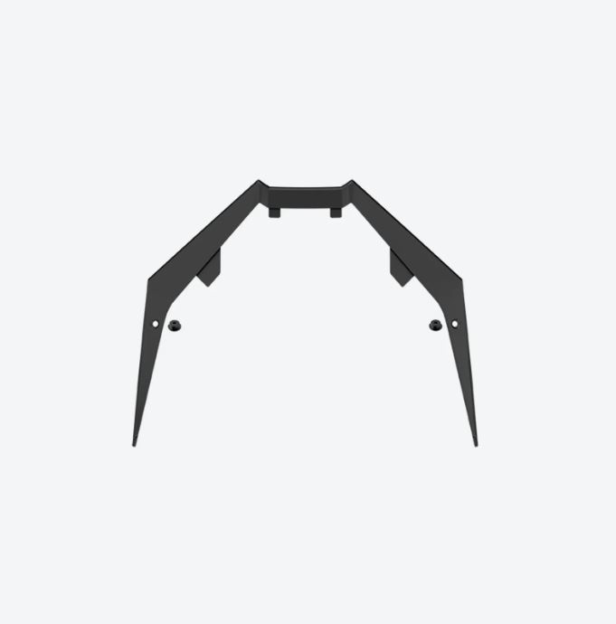 Airoh Twist 3 Extended short peak w. screws included Black - Offtoad kypärien lipat - D499246 - 1