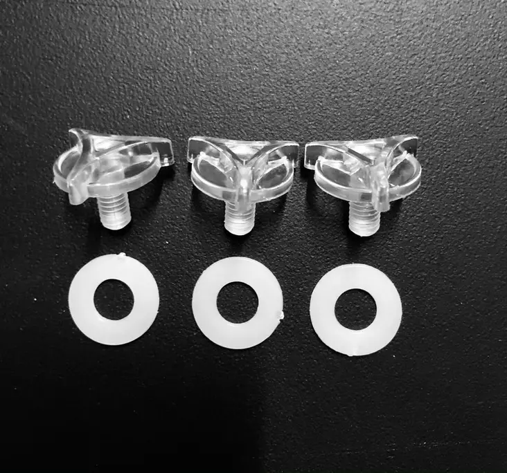 Airoh Wraap/Wraaap Lipan Ruuvit - Kypärän lipan ruuvisarjat - D342126 - 1