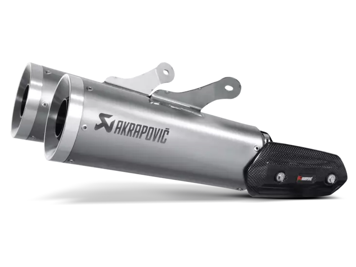 Akrapovic Slip-On Line äänenvaimennin (titaani) Star Motorcycles VMAX (2009-2016) - Moottoripyörän äänenvaimentimet - D310246 - 1