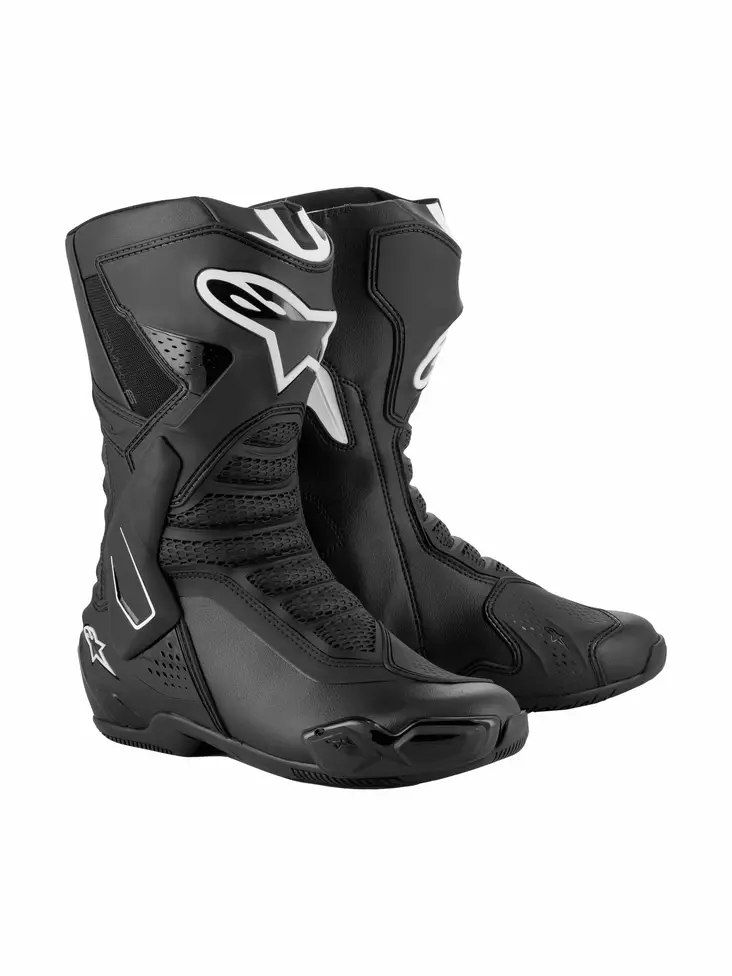 Alpinestars Ajosaapas SMX-6 v3 Musta/Valkoinen - Moottoripyötä ajosaappaat - D496926 - 1