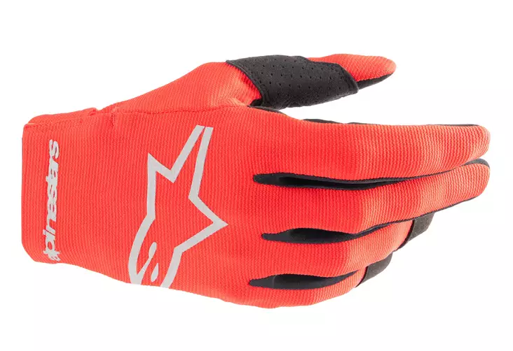 Alpinestars Hanska Radar Mars Punainen Hopea - Crossihanskat - D470246 - 1