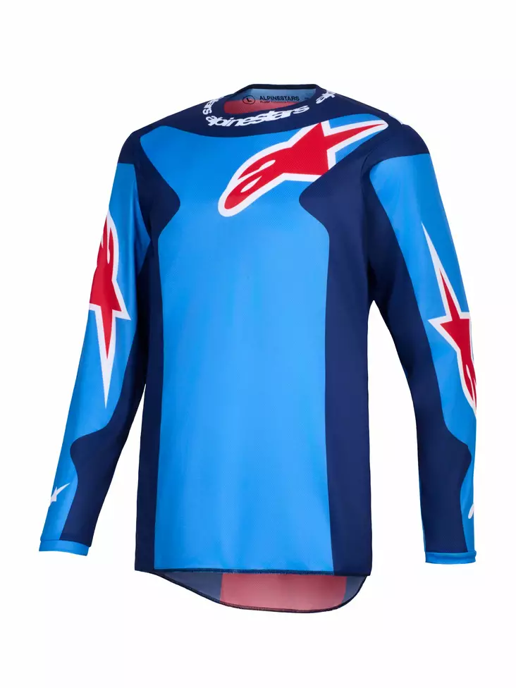 Alpinestars Paita Fluid Grid Sininen/Punainen - Crossipaidat - D512806 - 1