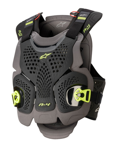 Alpinestars Suojaliivi A-4 Max Musta/Kelt Fluo - Suojapaidat ja panssarit - D278976 - 1