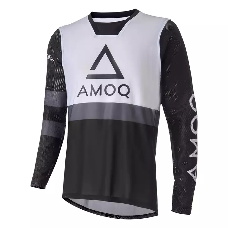 AMOQ Airline Mesh kilpa-ajopaita musta/valkoinen - Crossipaidat - D442616 - 1