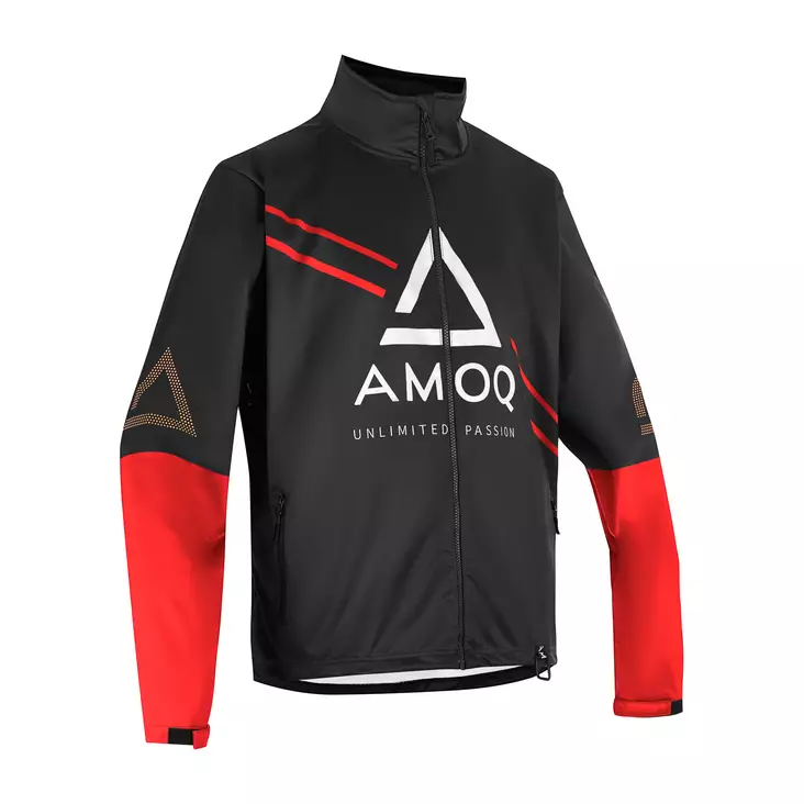 AMOQ Apex Racing Takki Musta/Punainen/Valkoinen - Kelkkatakit - D498336 - 1