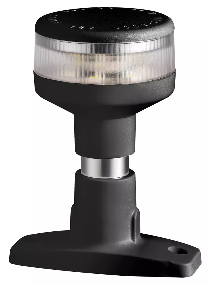 Ankkurivalo LED Evoled musta - 360° - Veneen valomastot - D212506 - 1