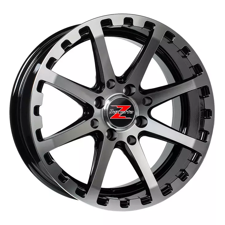 Barzetta ATV Black Polished mönkijän vanne 7x16 - Mönkijän alumiini vanteet - 499-163906 - 1